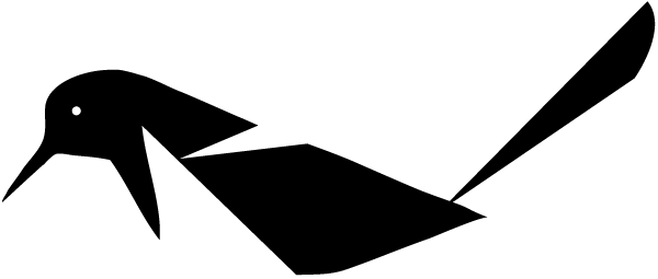 Black MagpieLife logo.