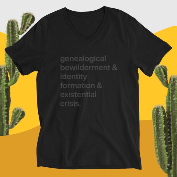 Unisex Short Sleeve V-Neck T-Shirt - Image 4